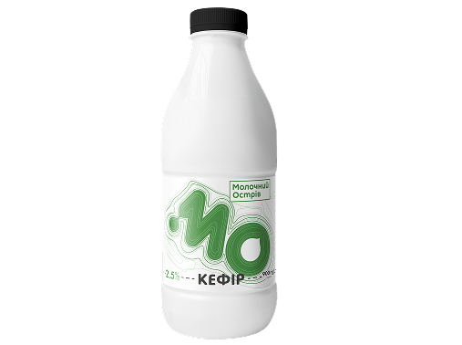 Кефір з масовою часткою жиру 2,5% (пляшка)