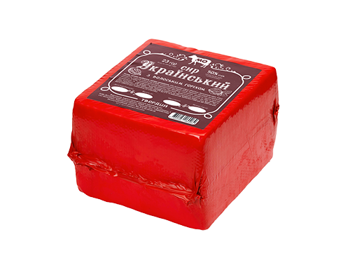 Сир твердий з волоським горіхом 50% жирності