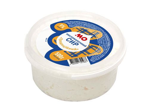 Сир кисломолочний «Традиційний», 9% жиру 500 гр