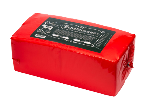 Сир твердий "Український" з ароматом пряженого молока 50%