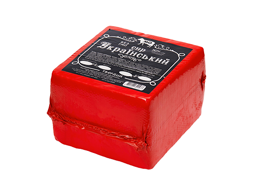 Сир твердий "Український" 50% жирності