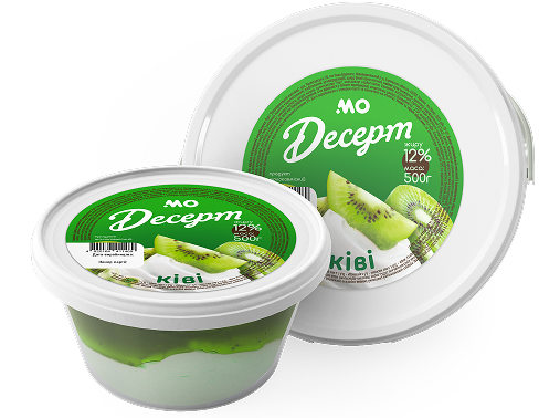 Десерт молоковмісний сметанний "Ківі" 12%