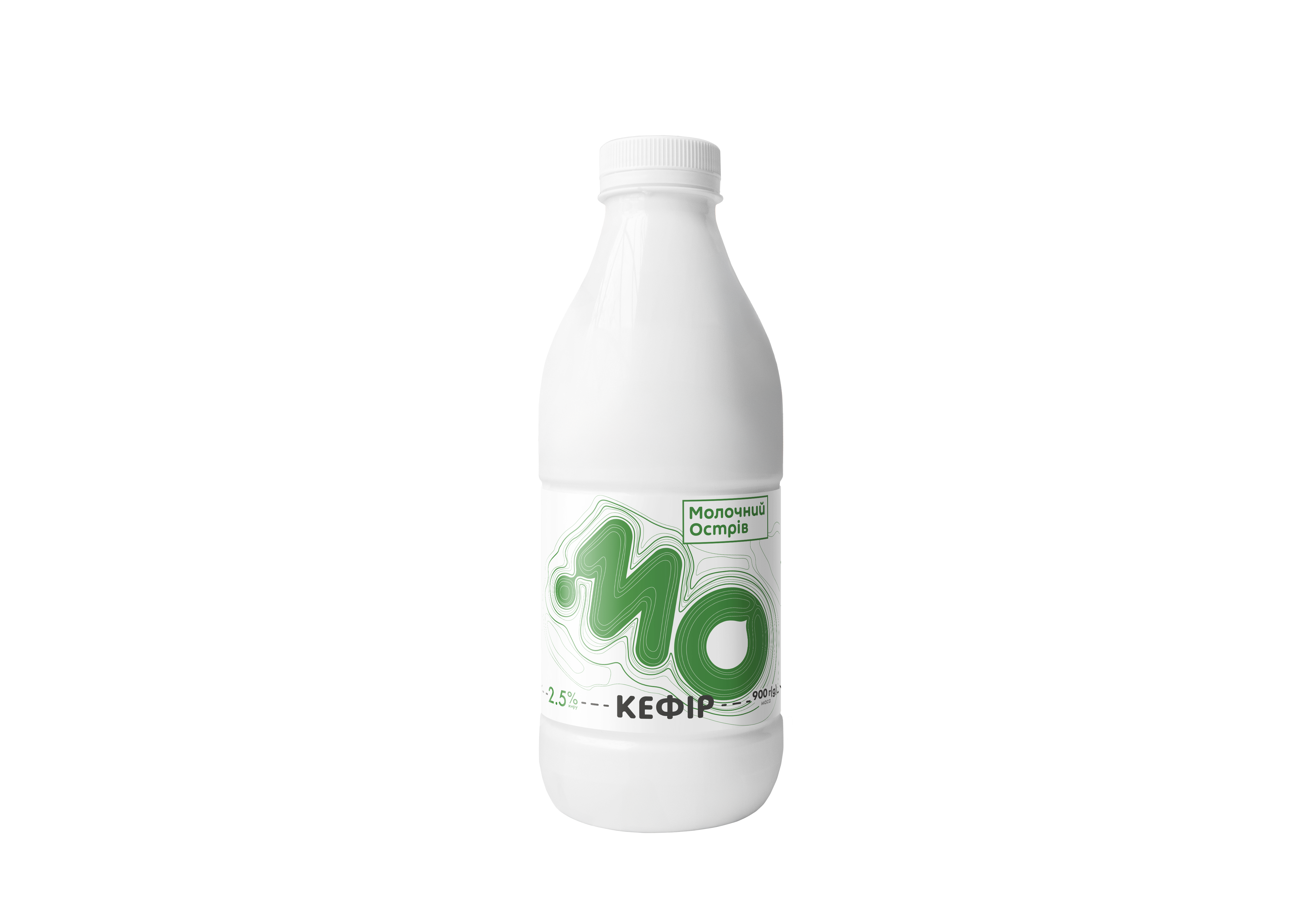 Кефір з масовою часткою жиру 2,5% (пляшка)